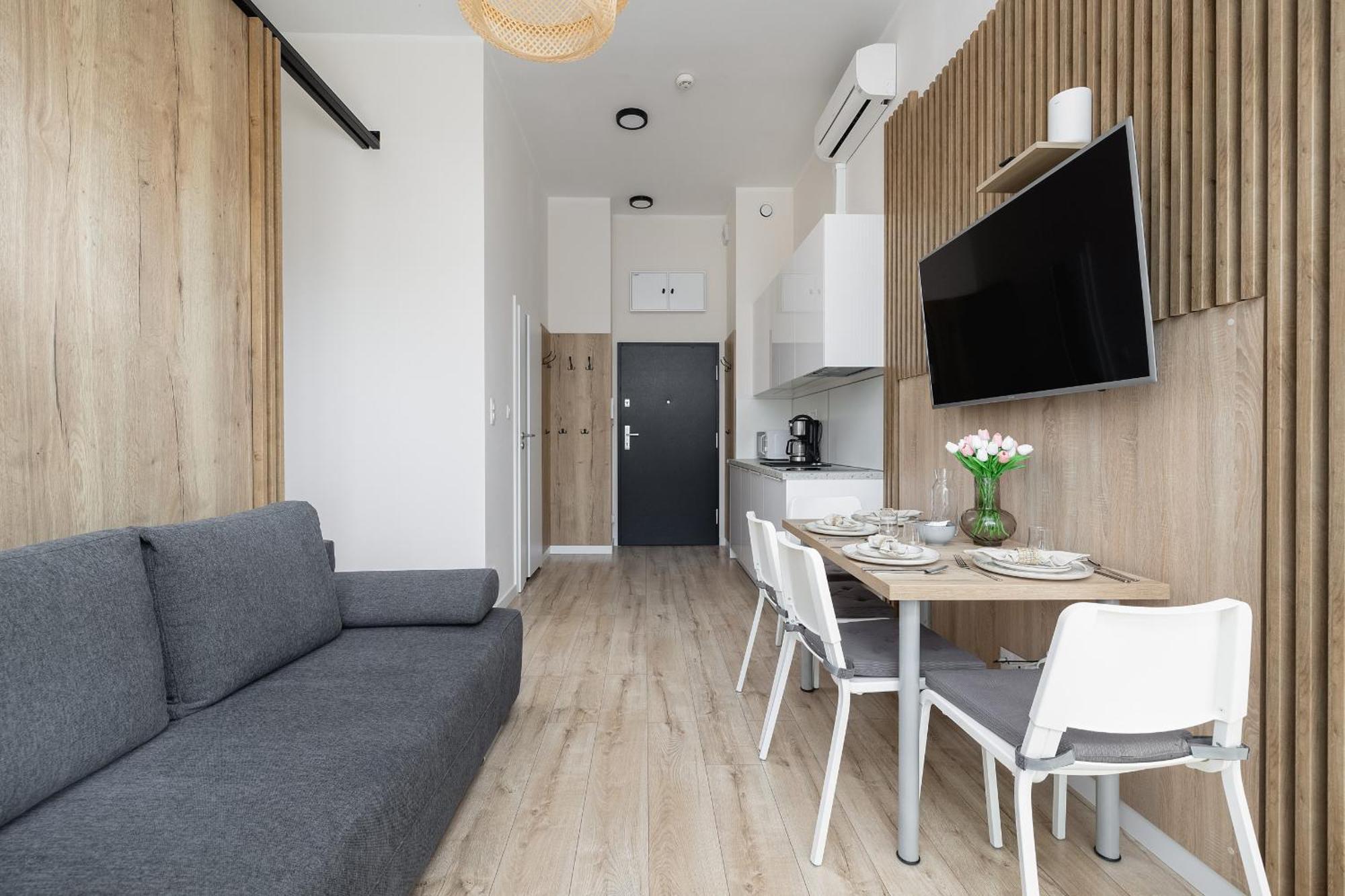 Modern Studio With Terrace And Parking In Swinoujscie By Noclegi Renters Kültér fotó